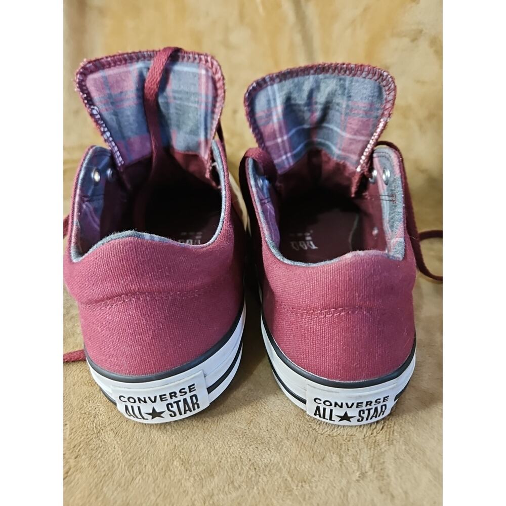 Converse Burgundy and White Sneakers - Picture 5 of 16